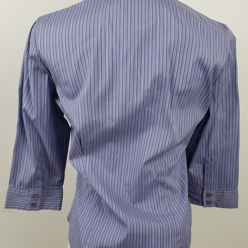 Fashion Bug Top size Small Purple Stripe - Picture 5 of 6